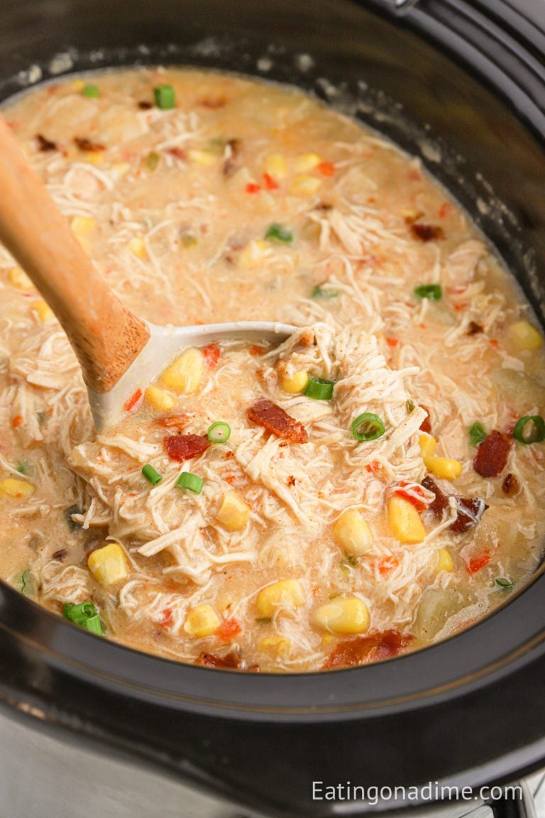 Crock pot chicken corn chowder recipe - chicken corn chowder