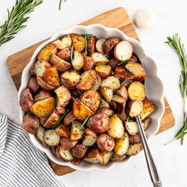 Rosemary Roasted Potatoes - Eating on a Dime