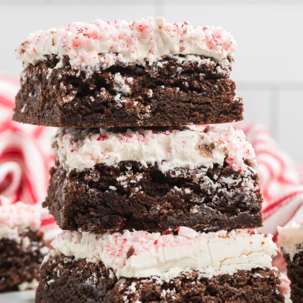 White Chocolate Peppermint Brownies Recipe