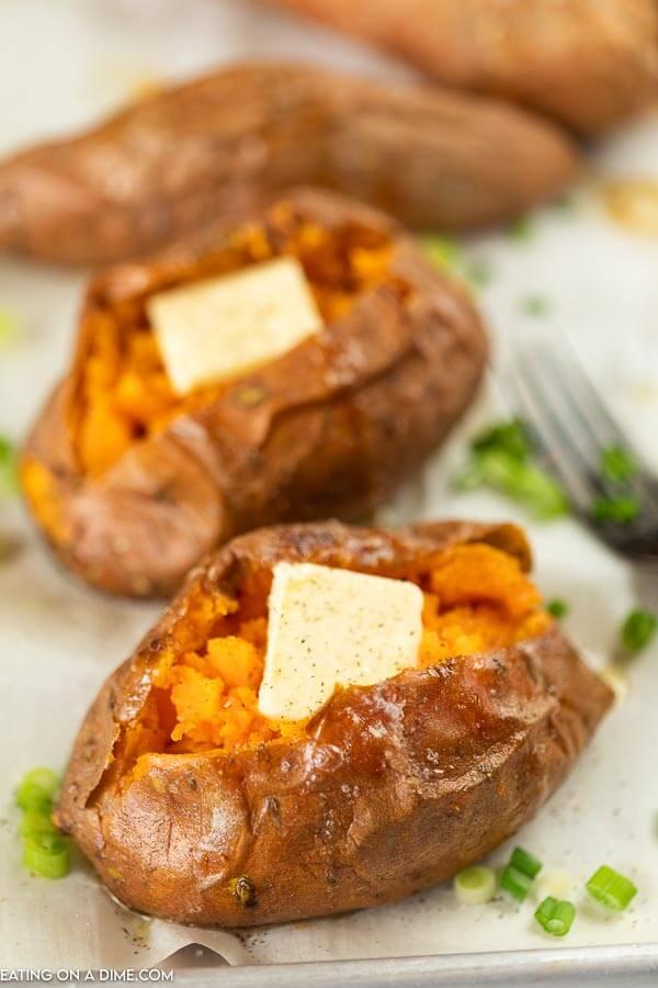 How to bake sweet potatoes - oven baked sweet potatoes