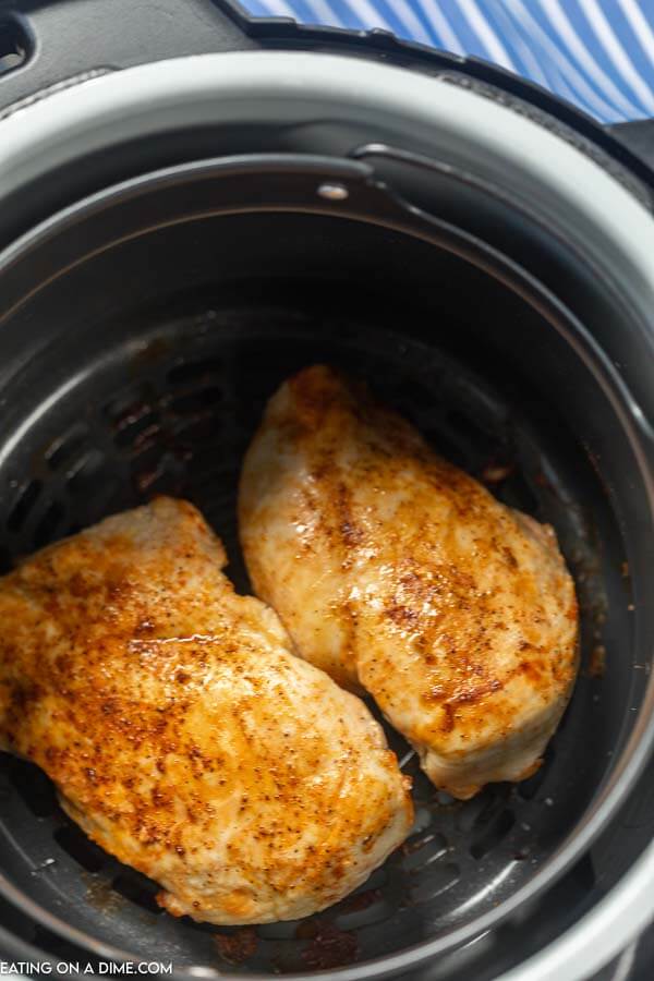 Air fryer chicken breast recipes - chicken breasts in air fryer