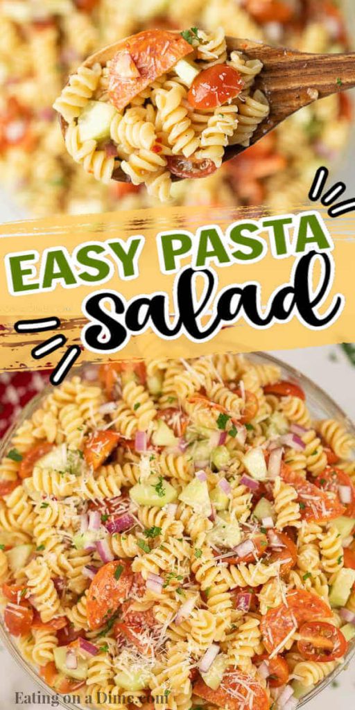 Easy pasta salad (and VIDEO) - how to make easy a pasta salad recipe