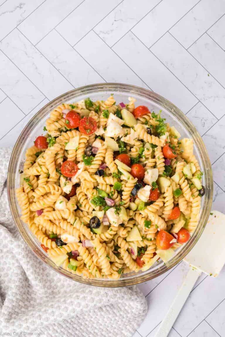 Easy Pasta Salad and VIDEO - Eating on a Dime