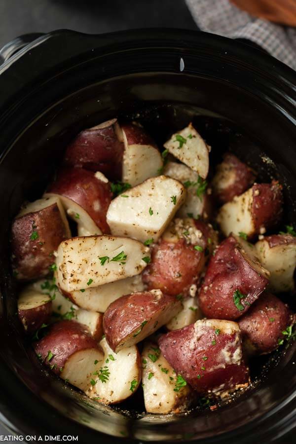 Slow Cooker Potatoes - Good Cheap Eats Side Dishes