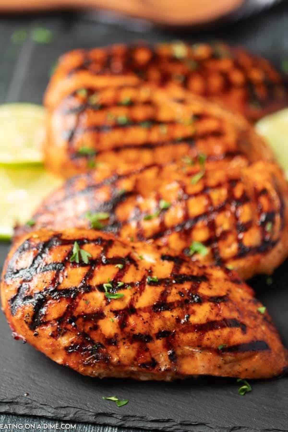 You only need one ingredients to make this Catalina Glazed Grilled Chicken recipe - just catalina salad dressing! The flavor is amazing. 