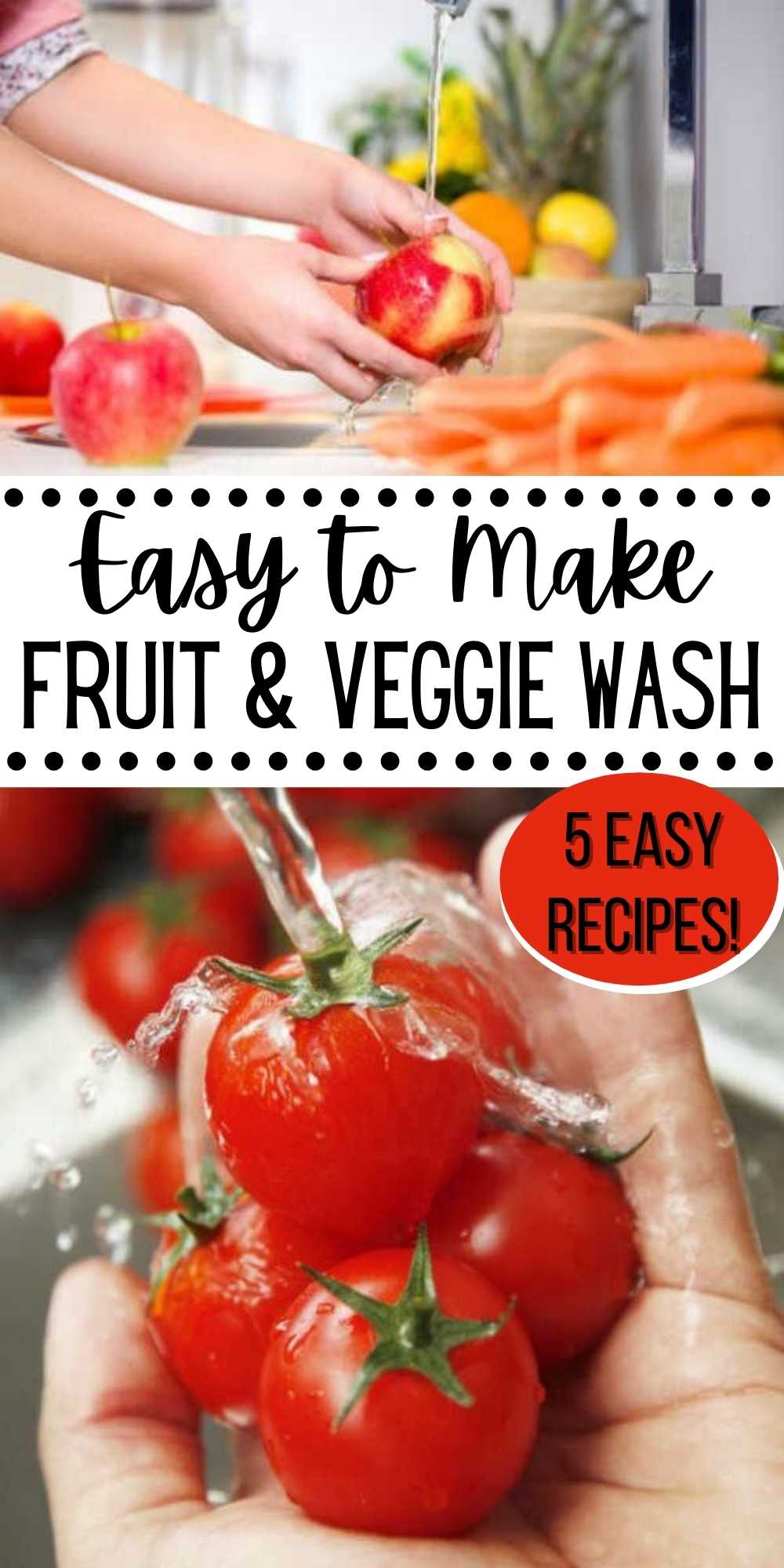 How to make your own fruit and vegetable wash with a few simple ingredients