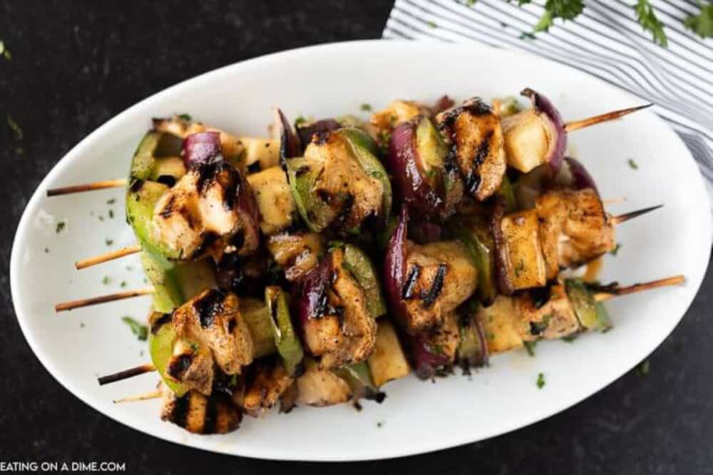 Hawaiian chicken kabobs recipe delicious hawaiian chicken kabobs