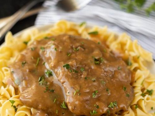 Instant pot cubed steak with cream of mushroom soup hot sale