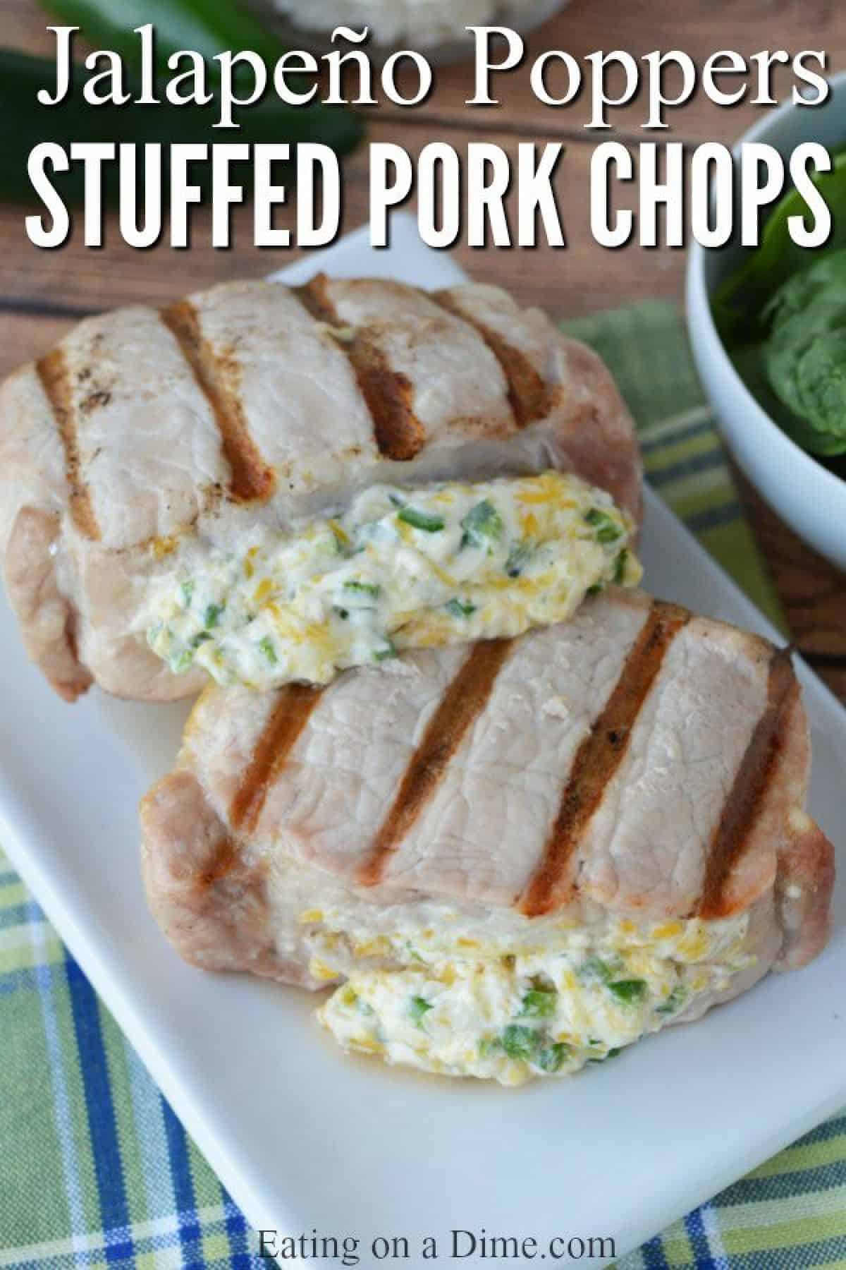 Jalapeno Popper Stuffed Pork Chops