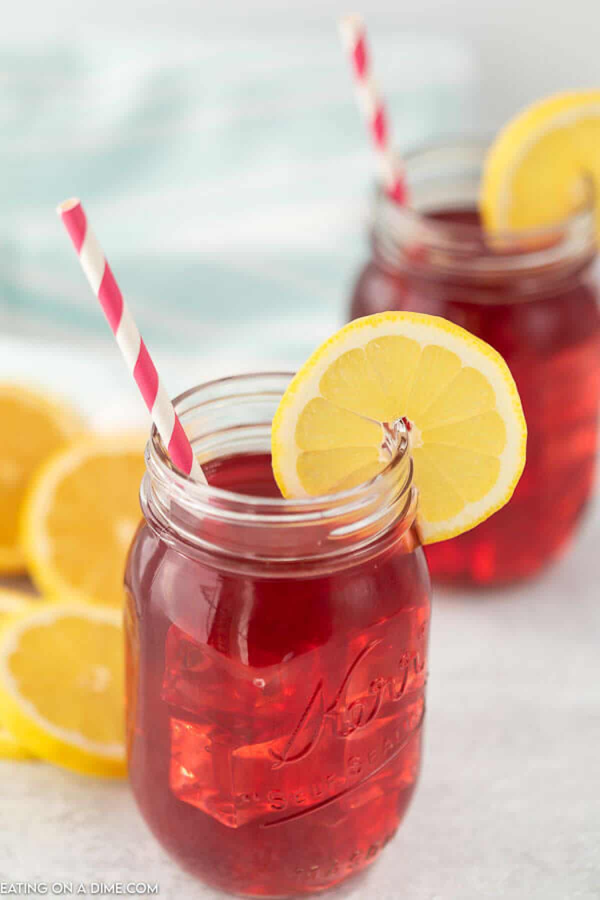 Make this refreshing Starbucks passion tea lemonade recipe at home. Save money and enjoy your favorite drink in minutes for less.
