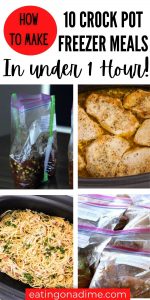 10 Crockpot Freezer Meals - Easy Crock Pot Freezer Meals