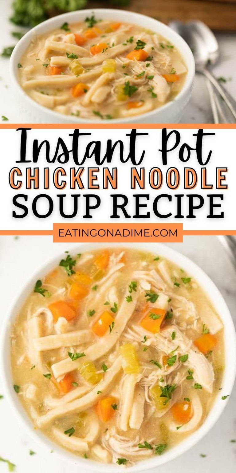 Instant Pot Chicken Noodle Soup Recipe - The Best Chicken Noodle Soup