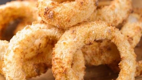 Air fryer onion rings- Homemade air fryer Onion rings in minutes