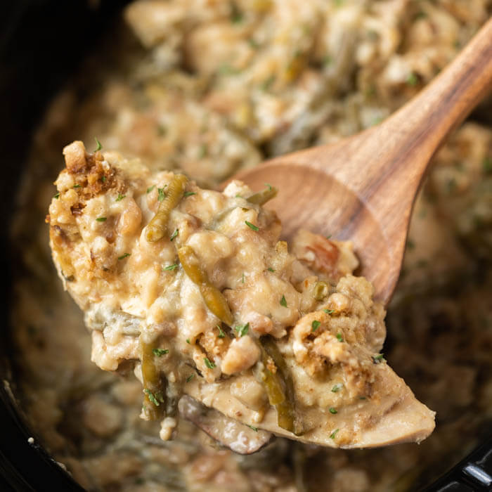 This Crockpot Chicken and Stuffing is so easy and delicious! #crockpotmeals  To enter to win the crockpot and cookbook you must: - Follow…