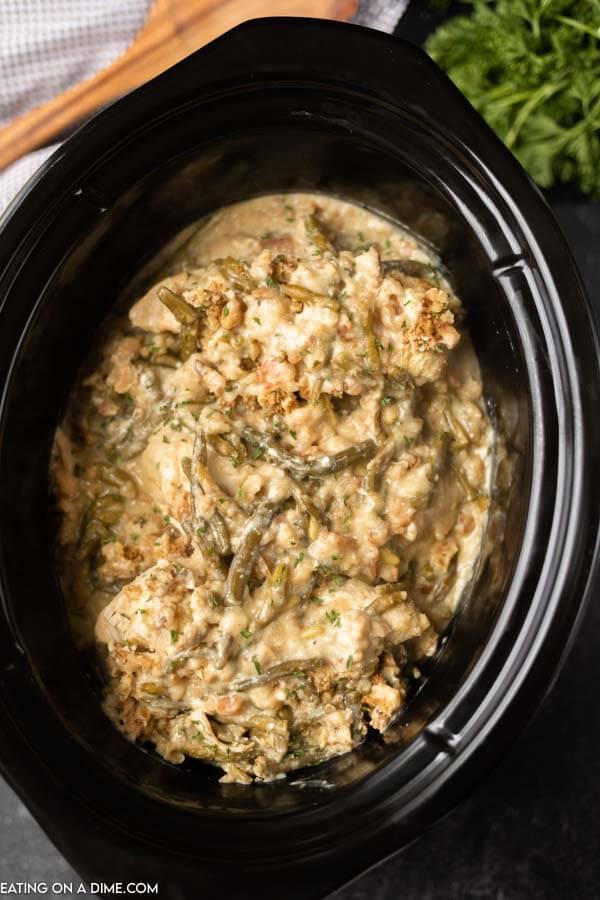 Crockpot Chicken and Stuffing (and VIDEO_ - Chicken and Stuffing Recipe