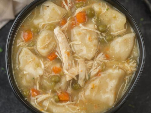 Slow Cooker Chicken and Dumplings {Super Easy!} - Belle of the Kitchen