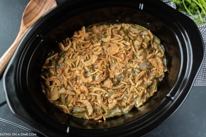 Slow Cooker Green Bean Casserole - 365 Days of Slow Cooking and
