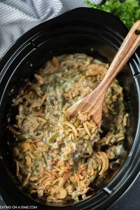 green bean casserole crockpot