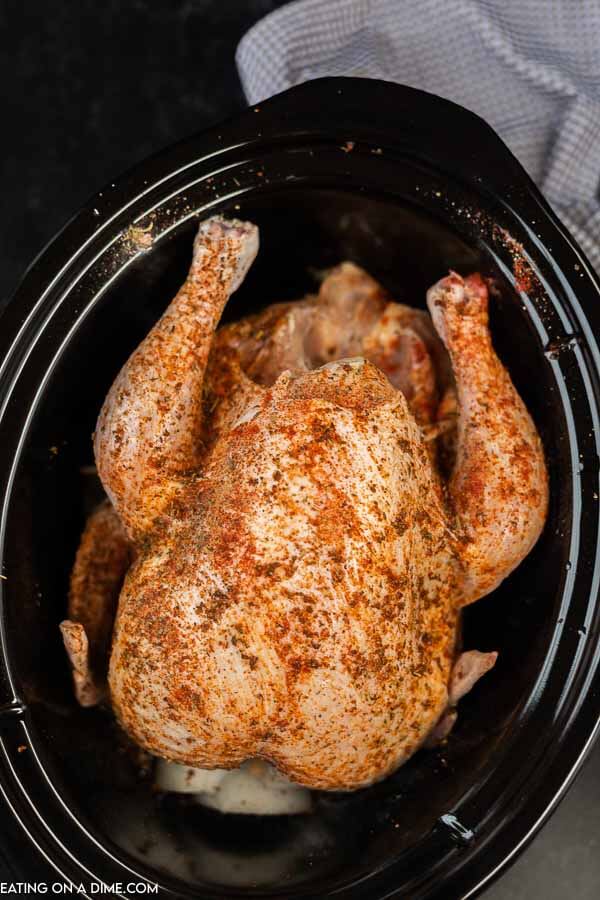Whole Chicken in the Crockpot - Rachel Cooks®