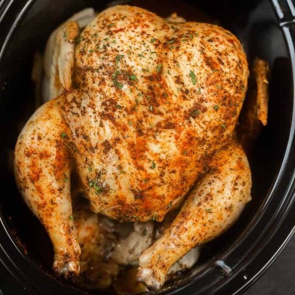 Crockpot Whole Chicken - Easy Crockpot Rotisserie Chicken