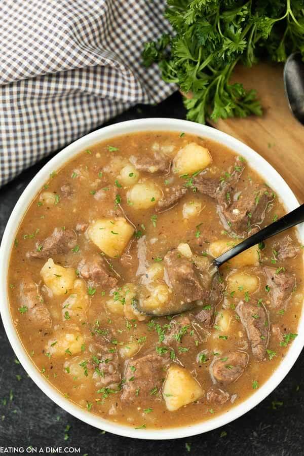 The Best Instant pot Steak and Potatoes Beef Stew recipe