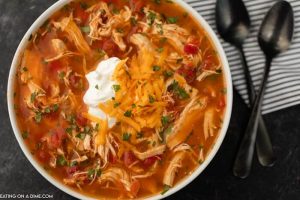 Instant Pot Chicken Fajita Soup - Pressure Cooker Chicken Fajita Soup