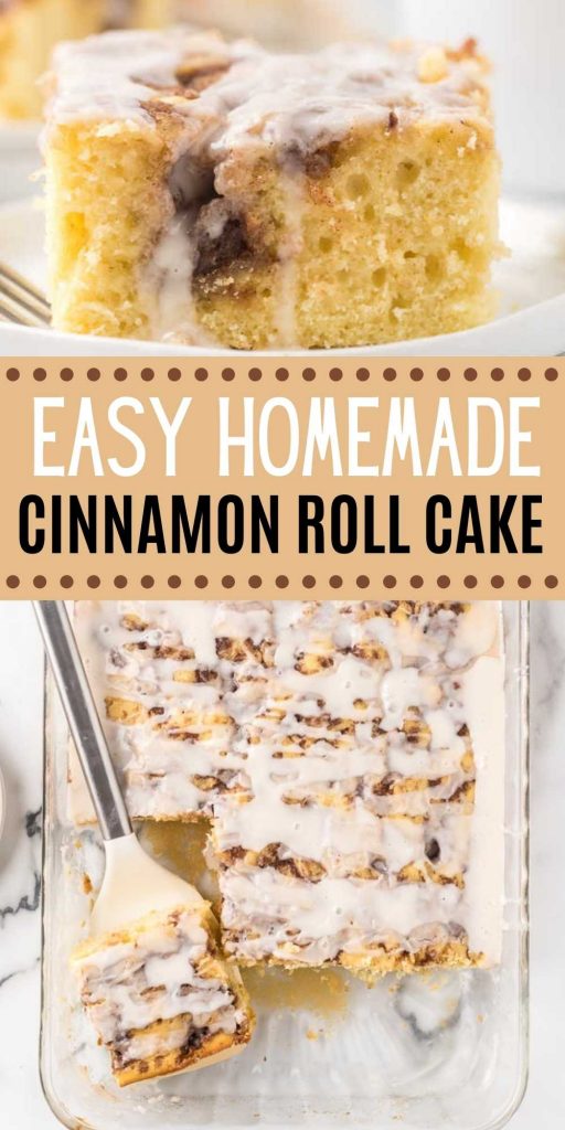 Cinnamon Roll Cake Recipe (and VIDEO) - Easy Coffee Cake Recipe