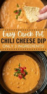 Crockpot Chili Cheese Dip - Slow Cooker Chili Cheese Dip Recipe