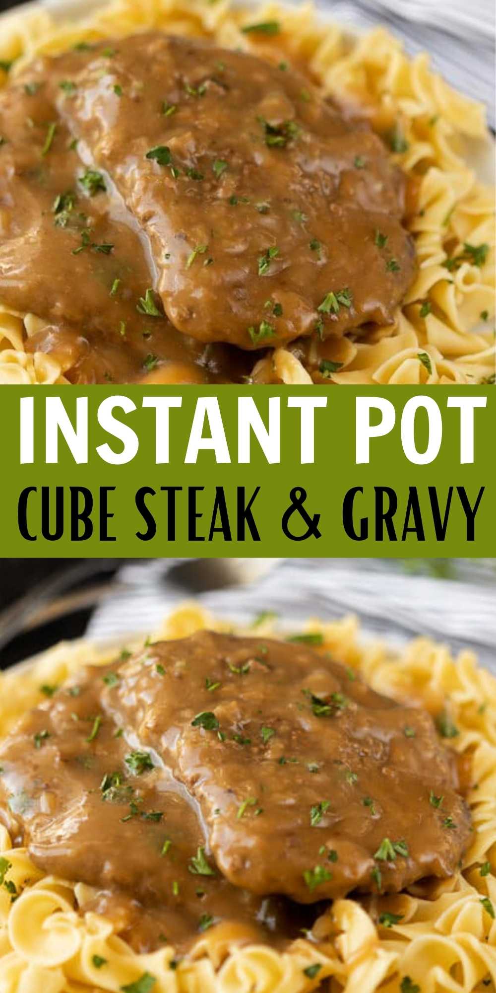 Instant pot cube steak - Instant pot cube steak with gravy