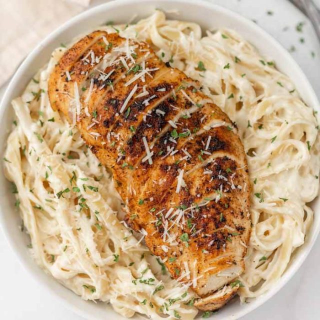 Blackened chicken alfredo recipe -30 Minute Dinner -Cajun chicken alfredo