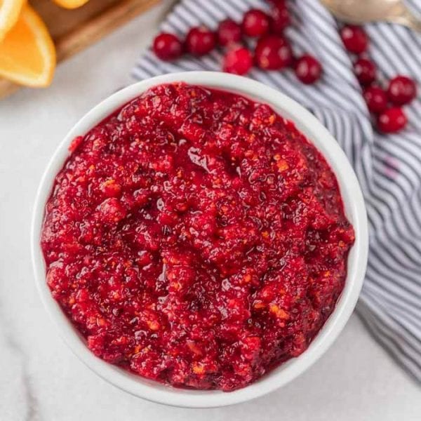 Fresh Cranberry Relish - Eating on a Dime