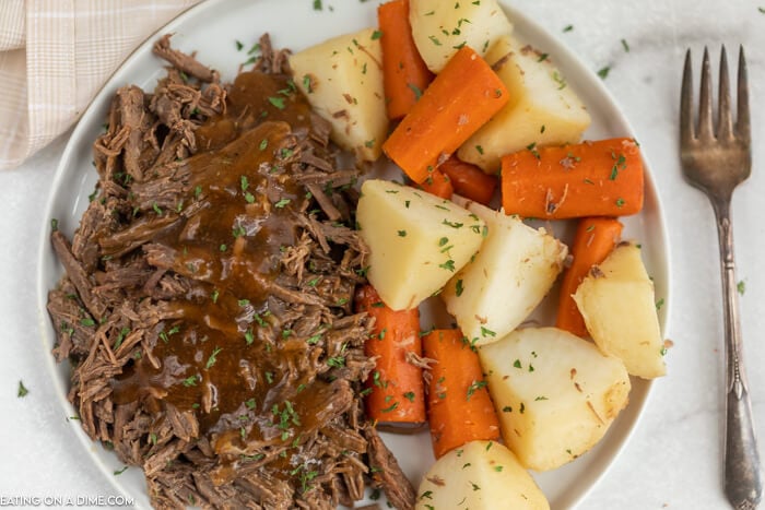 Instant Pot Pot Roast with Veggies and Gravy - Taste And See