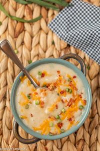 Instant Pot Loaded Baked Potato Soup - Ready in only 10 minutes!