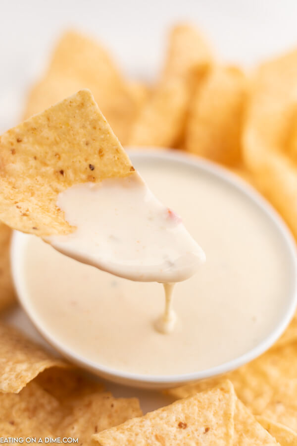 The Best Mexican White Cheese Dip (and VIDEO) - Authentic Queso Dip