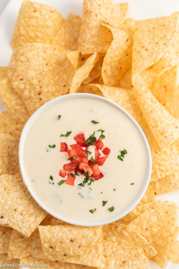 The Best Mexican White Cheese Dip (and VIDEO) - Authentic Queso Dip