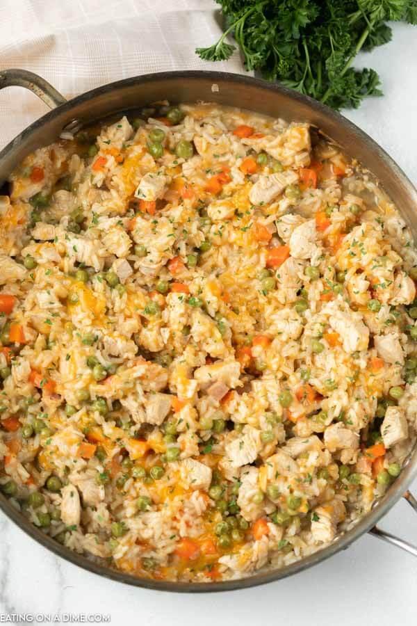 Skillet Chicken and Rice Recipe
