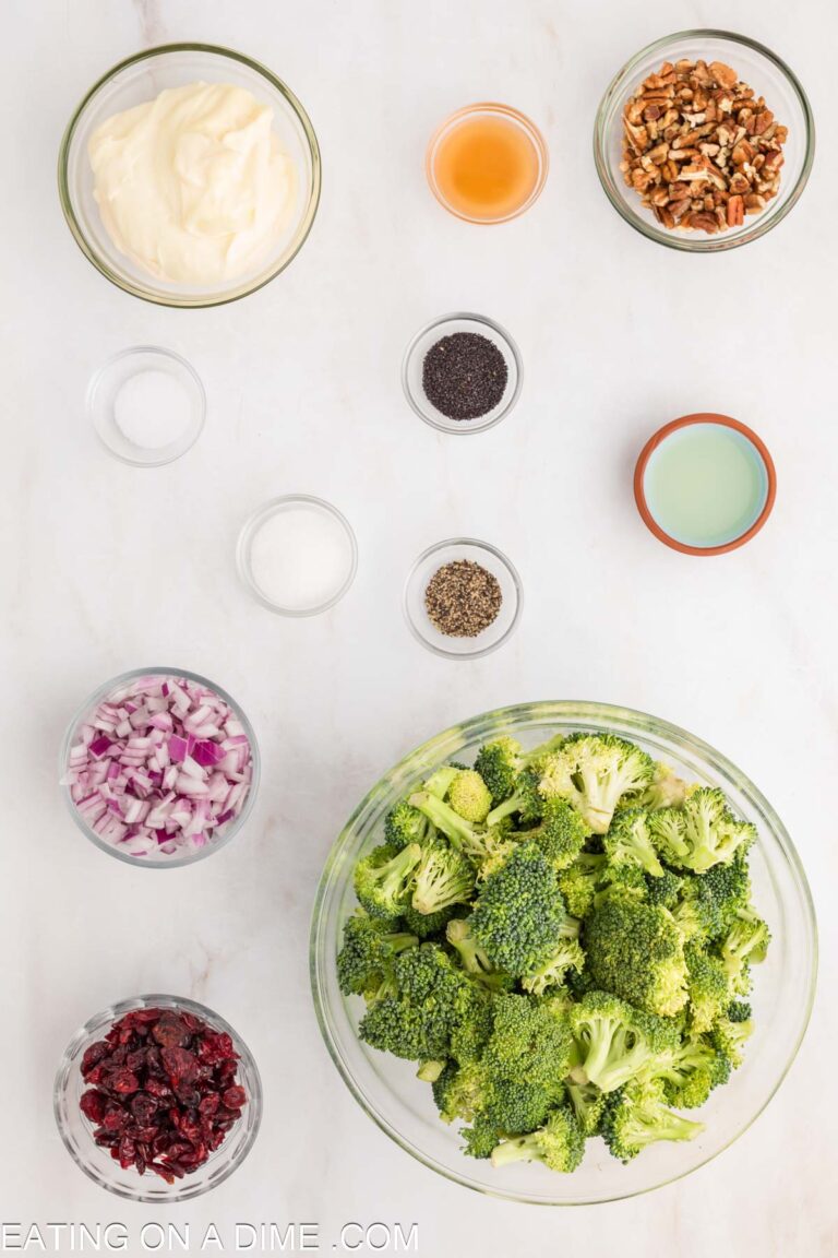 Broccoli Cranberry Salad (& VIDEO!) - Eating on a Dime