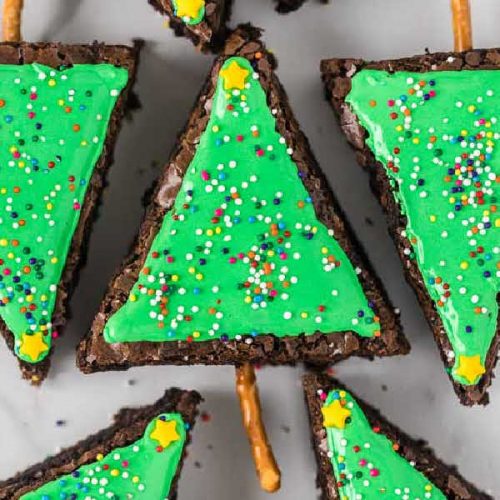 Easy Christmas Tree Brownies - Wilton