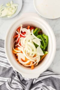 Crockpot Chicken Fajitas Recipe - Only 4 Ingredients!