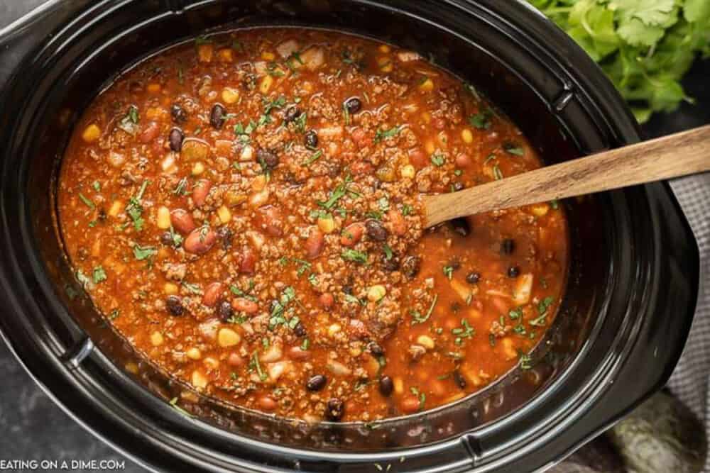 Crockpot taco chili - easy and delicious taco chili recipe