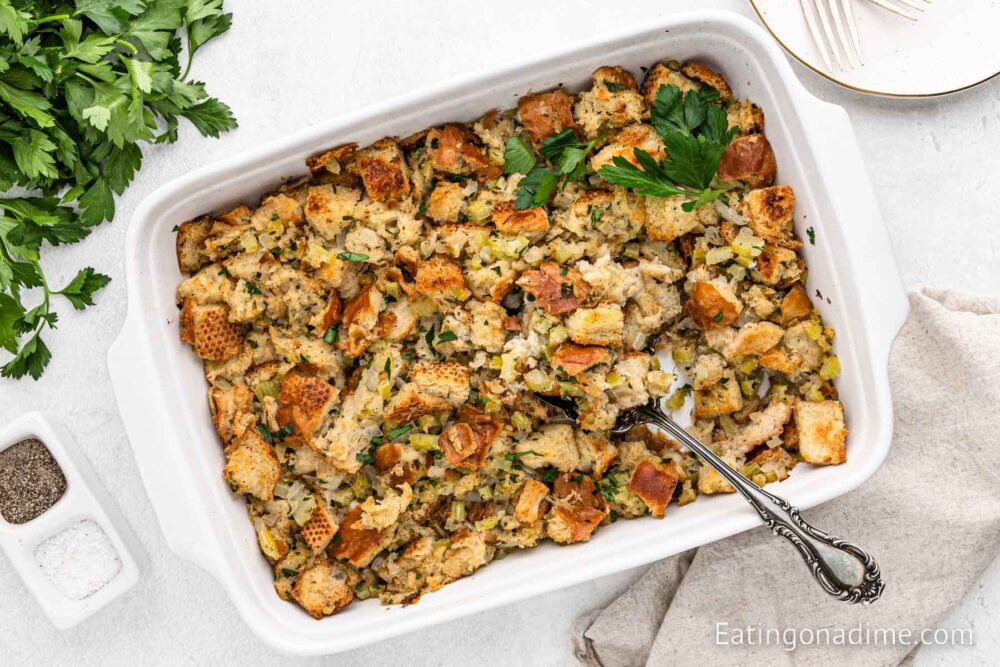 Easy Stuffing Recipe - Eating on a Dime