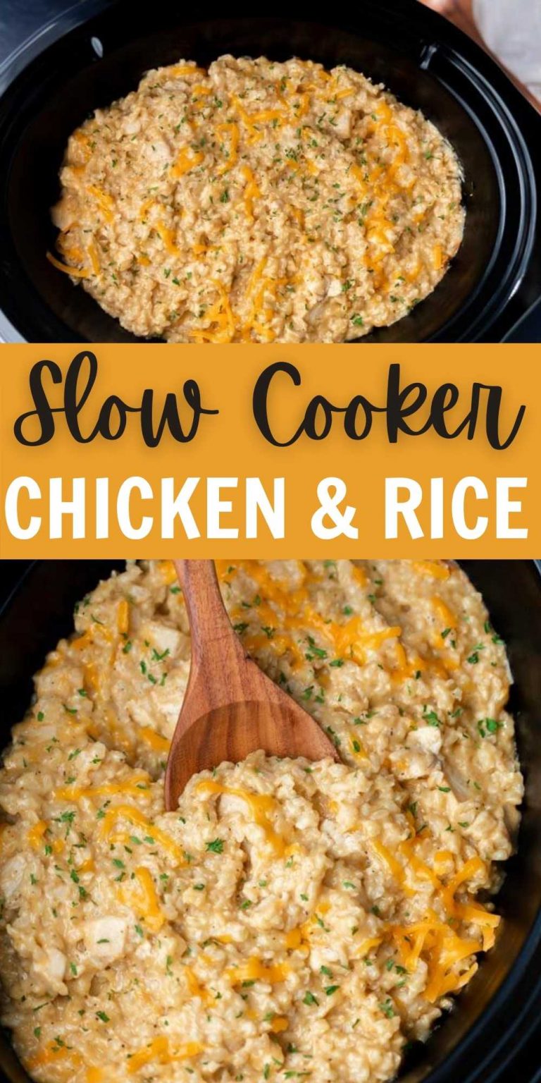 Crock Pot Chicken and Rice Recipe (& VIDEO!) - Easy Chicken and Rice