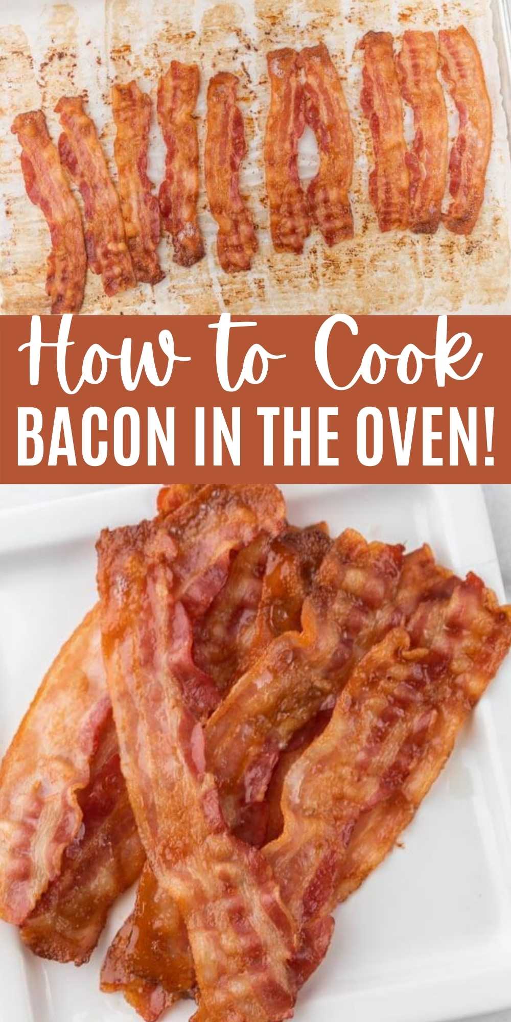 BACON TIP! 🥓 Cooking bacon in the oven on a sheet tray with parchment, Cooking  Bacon