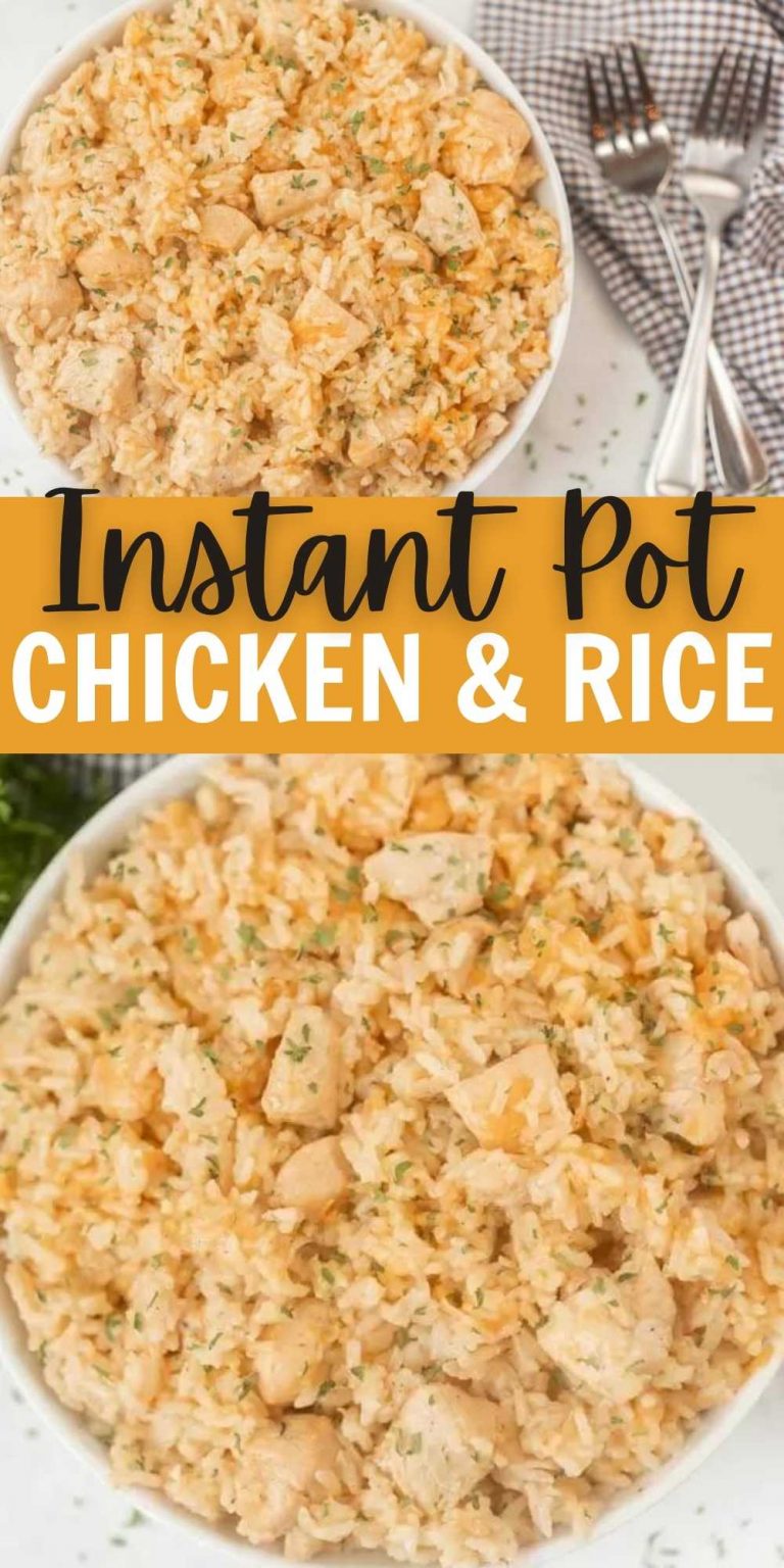 Instant Pot Chicken and Rice Recipe & VIDEO - 30 minutes dinner