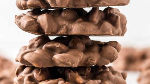 Crock-Pot Chocolate-Covered Peanut Clusters