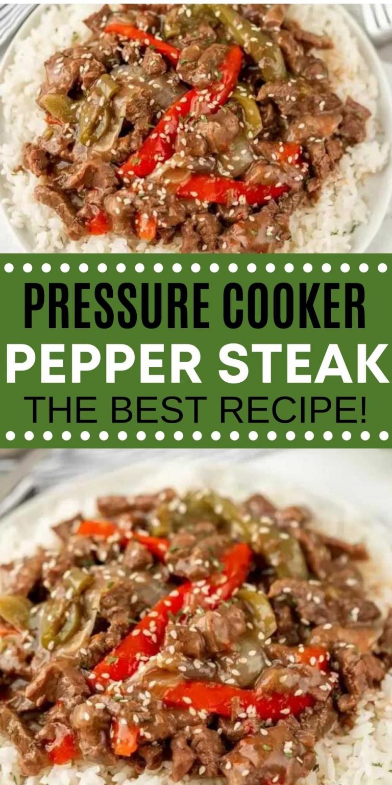 Instant pot pepper steak - pressure cooker Chinese pepper steak