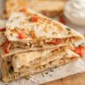 Shredded Chicken Quesadillas - Crockpot Chicken Quesadilla Recipe