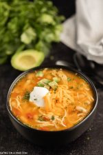 Crockpot Chicken Taco Soup - Slow Cooker Chicken Taco Soup Recipe