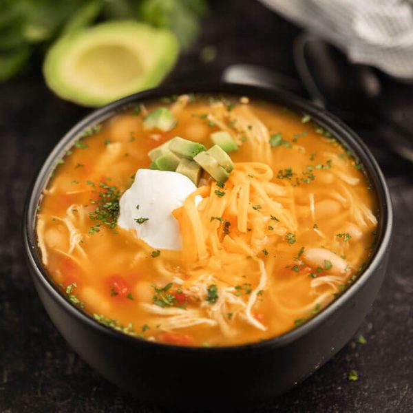 Crockpot Chicken Taco Soup - Slow cooker Chicken Taco soup Recipe