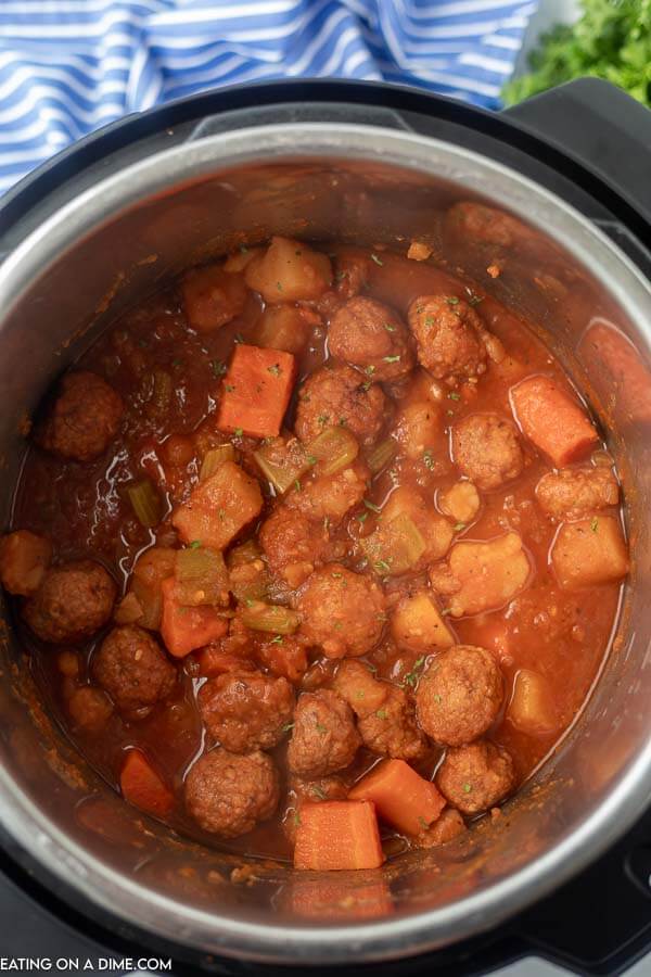 Meatball Stew by The Cajun Ninja 